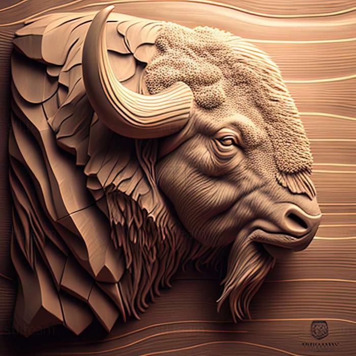 3D model Bison latifrons (STL)